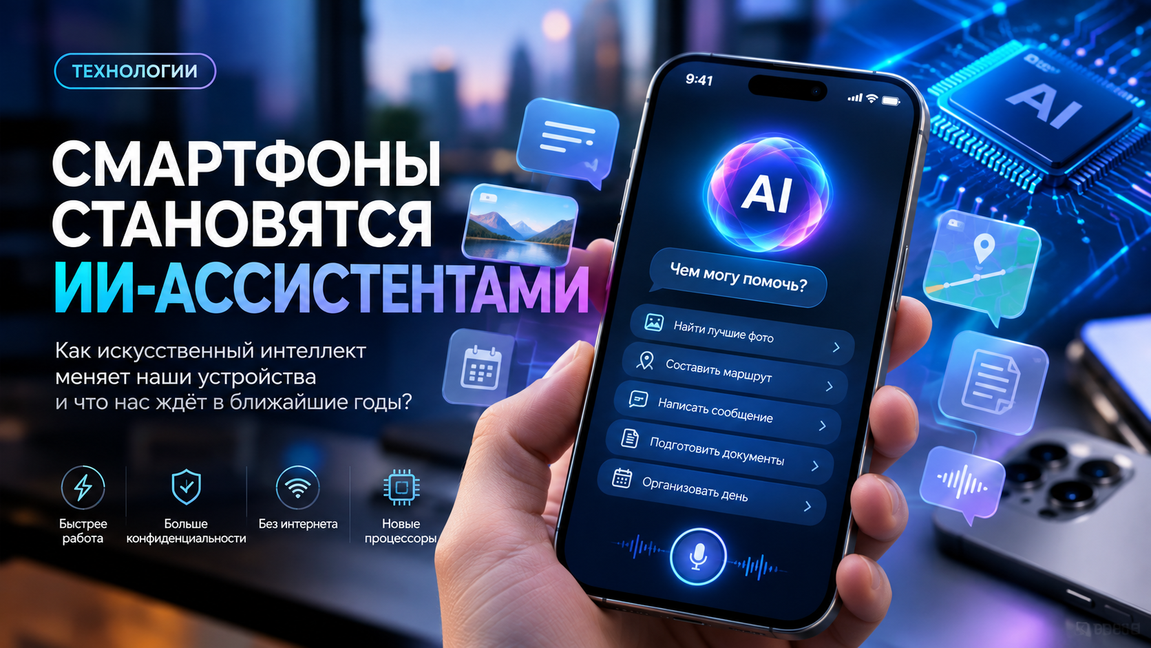 Смартфоны превращаются в персональных ИИ-ассистентов: что изменится в ближайшие годы